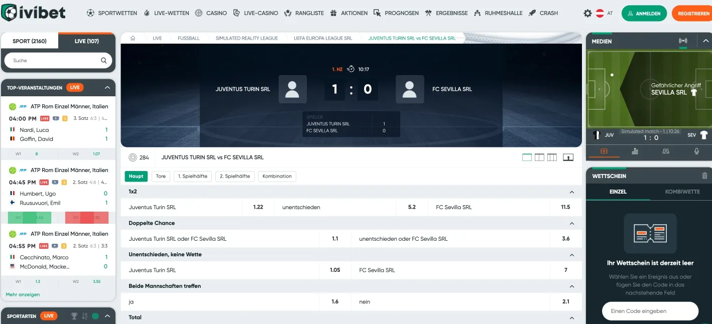 Sportwetten Ivibet