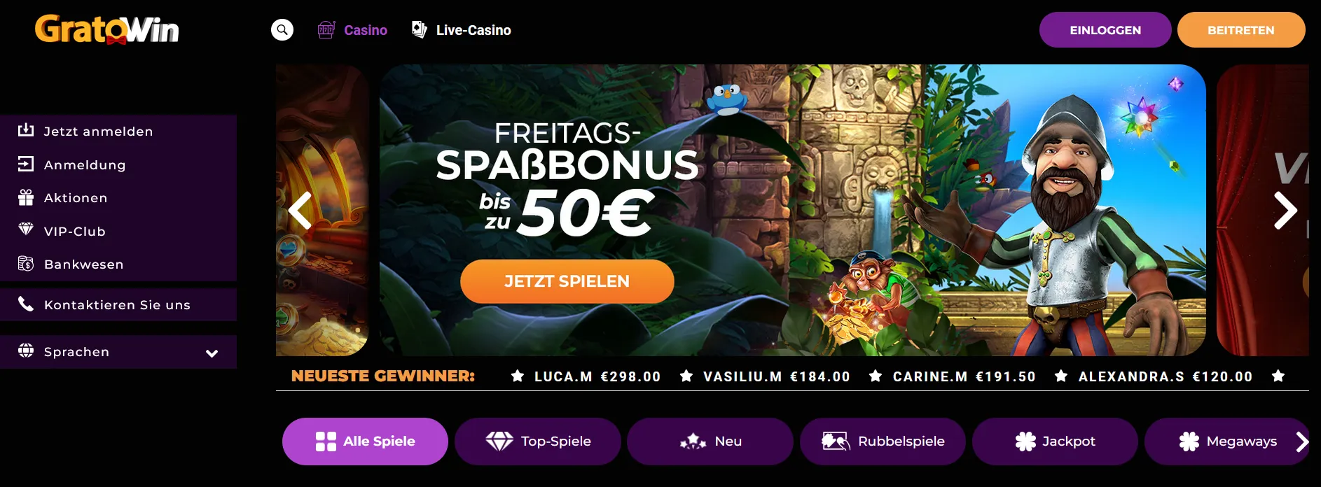 GratoWin Casino