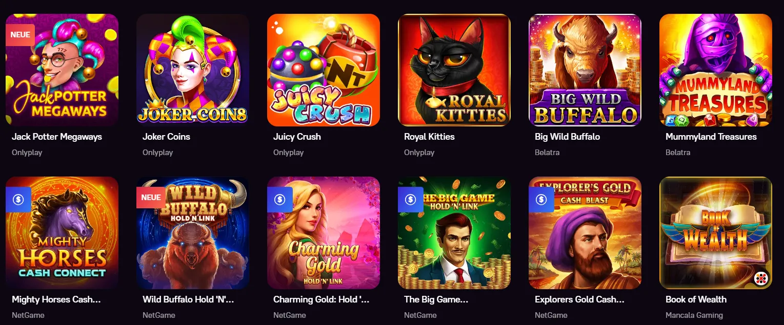 Zoome Casino-spiele