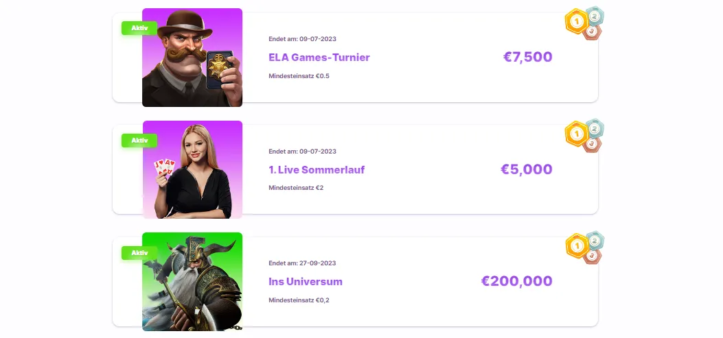 Nomini Casino Turniere
