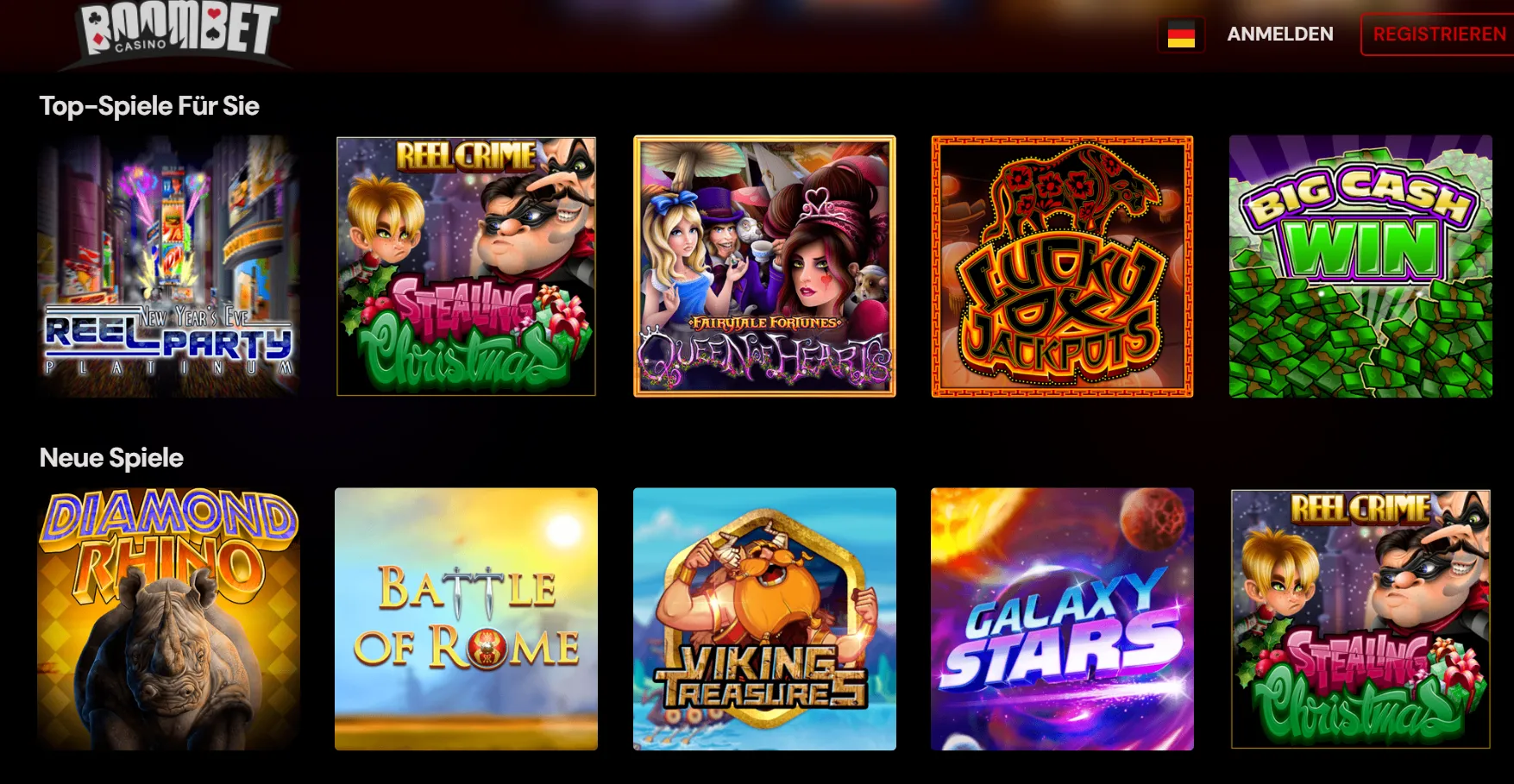 Boombet Casino Spiele