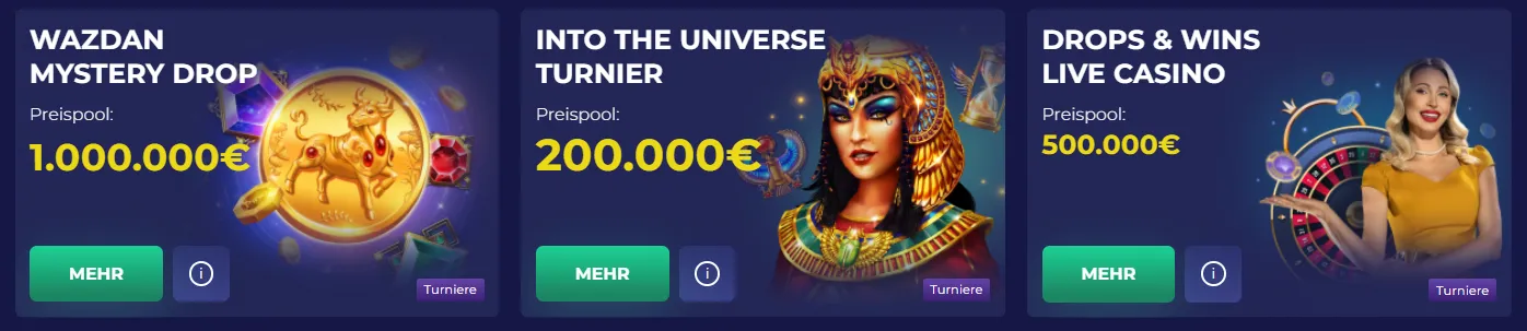 Pinocasino Turniere