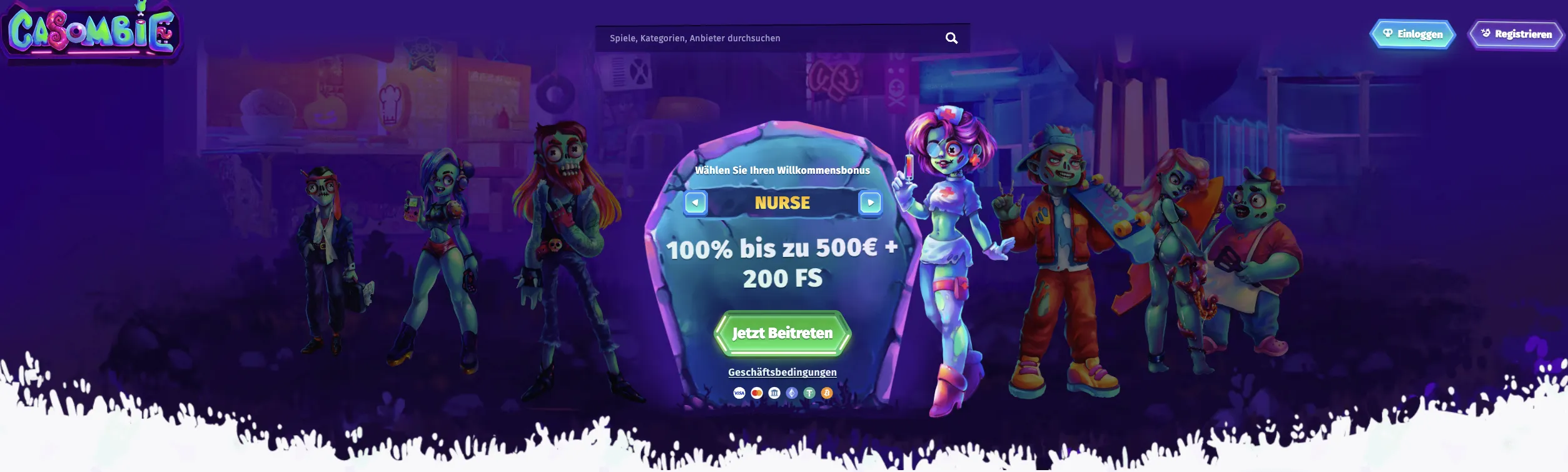 Casombie Startsite