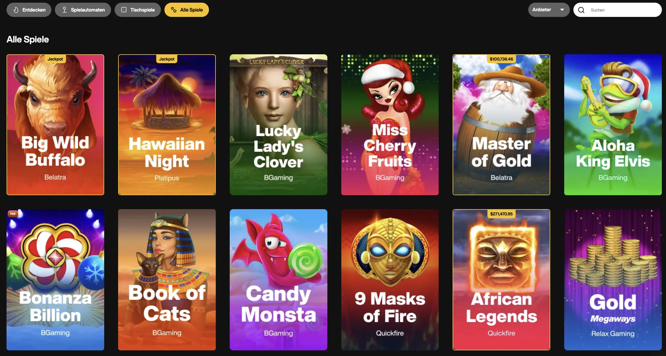 Just Casino Spiele