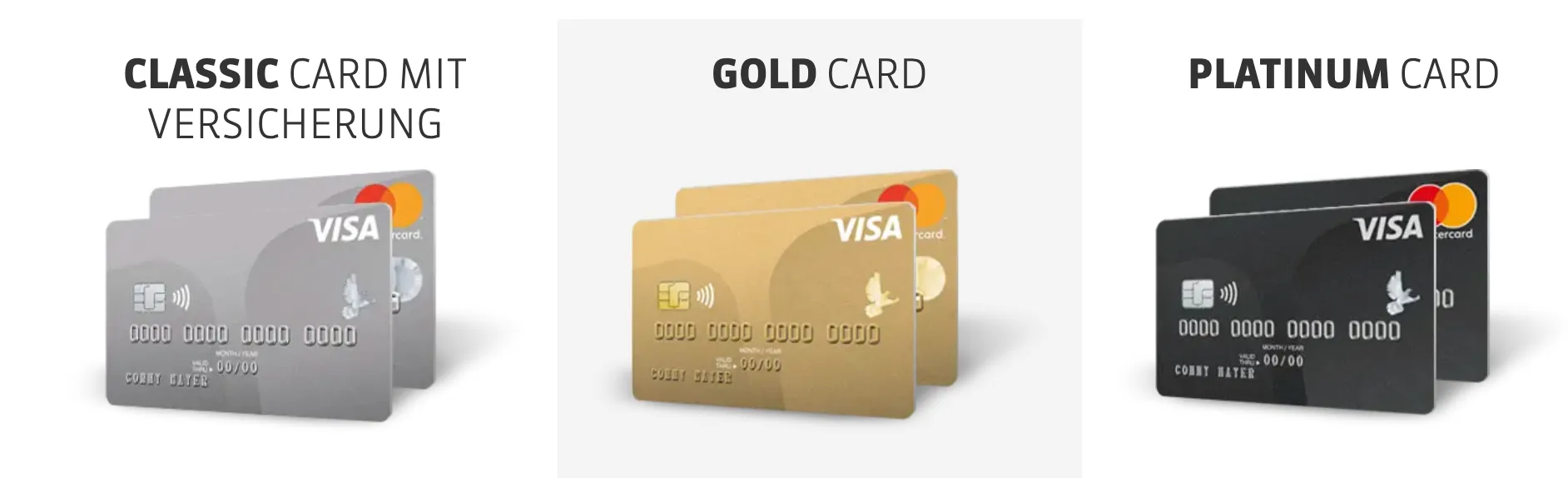 Verwendung von Visa