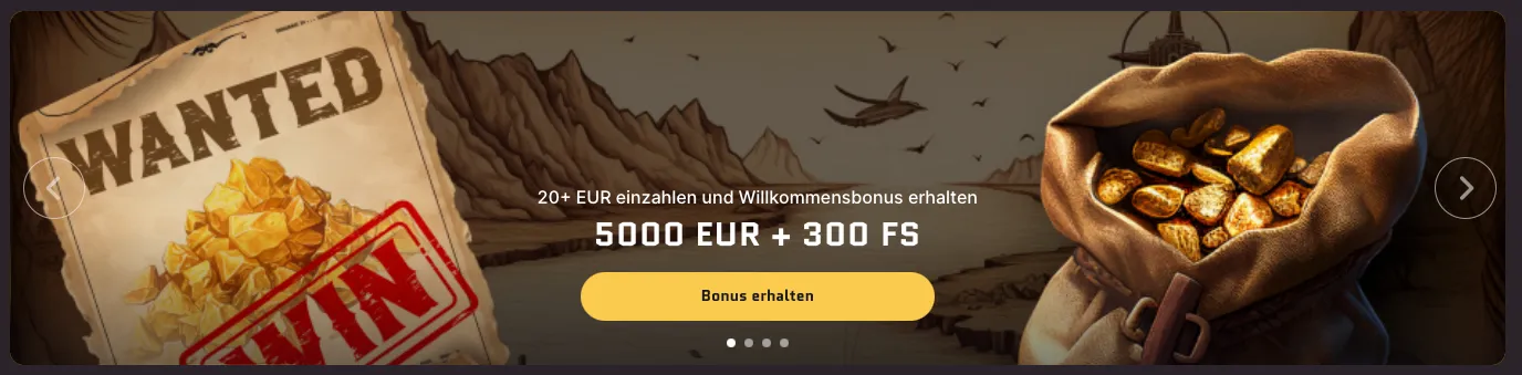 Wanted Win Casino im Test von goldchip-casinos.at