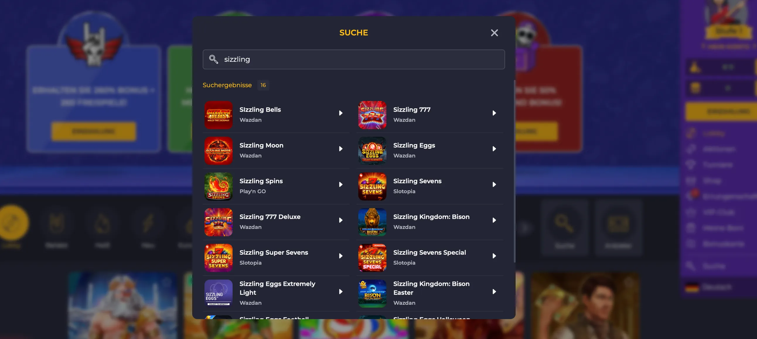 Sizzling Spielt im Rolling Slots Online Casino | Bewertung von goldchip-casinos.at
