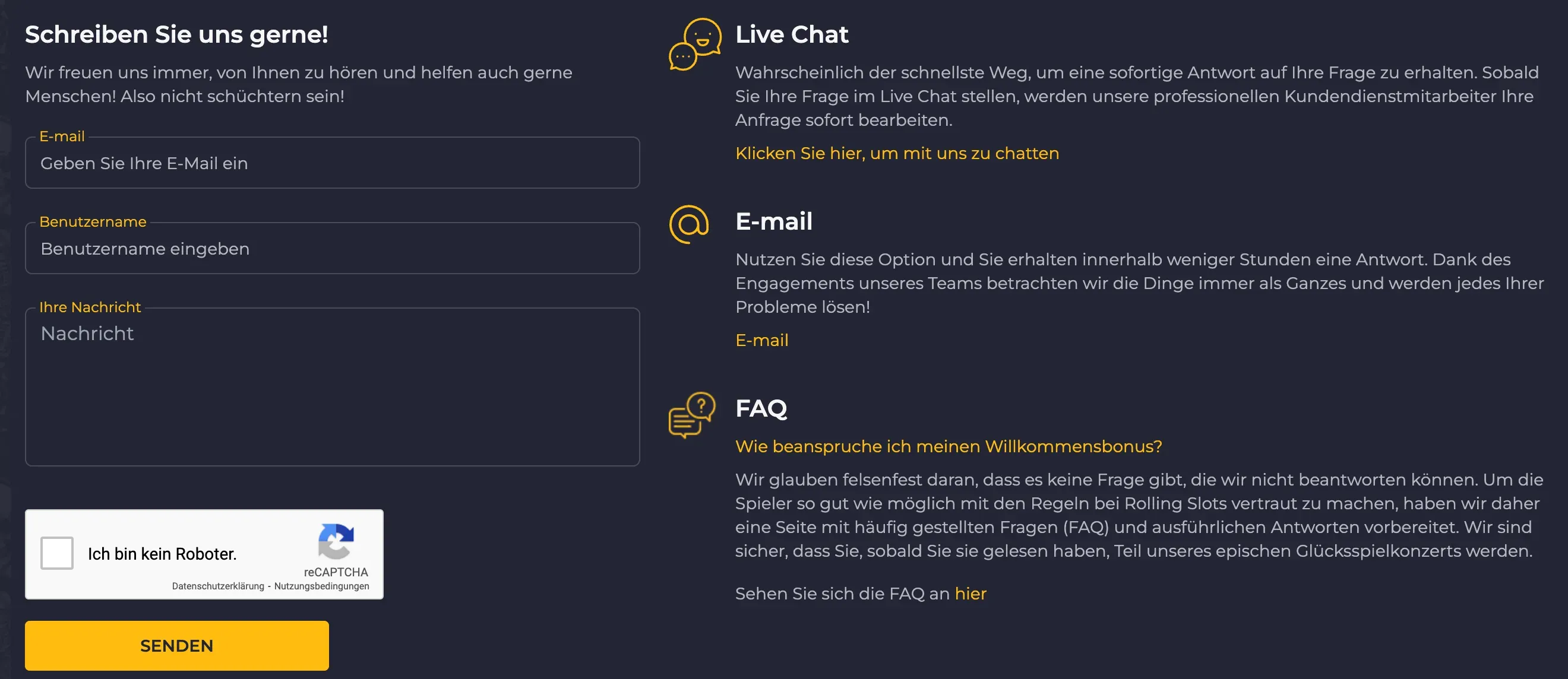 Kundenservice in Legalen Casinos - goldchip-casinos.at Überprüfung